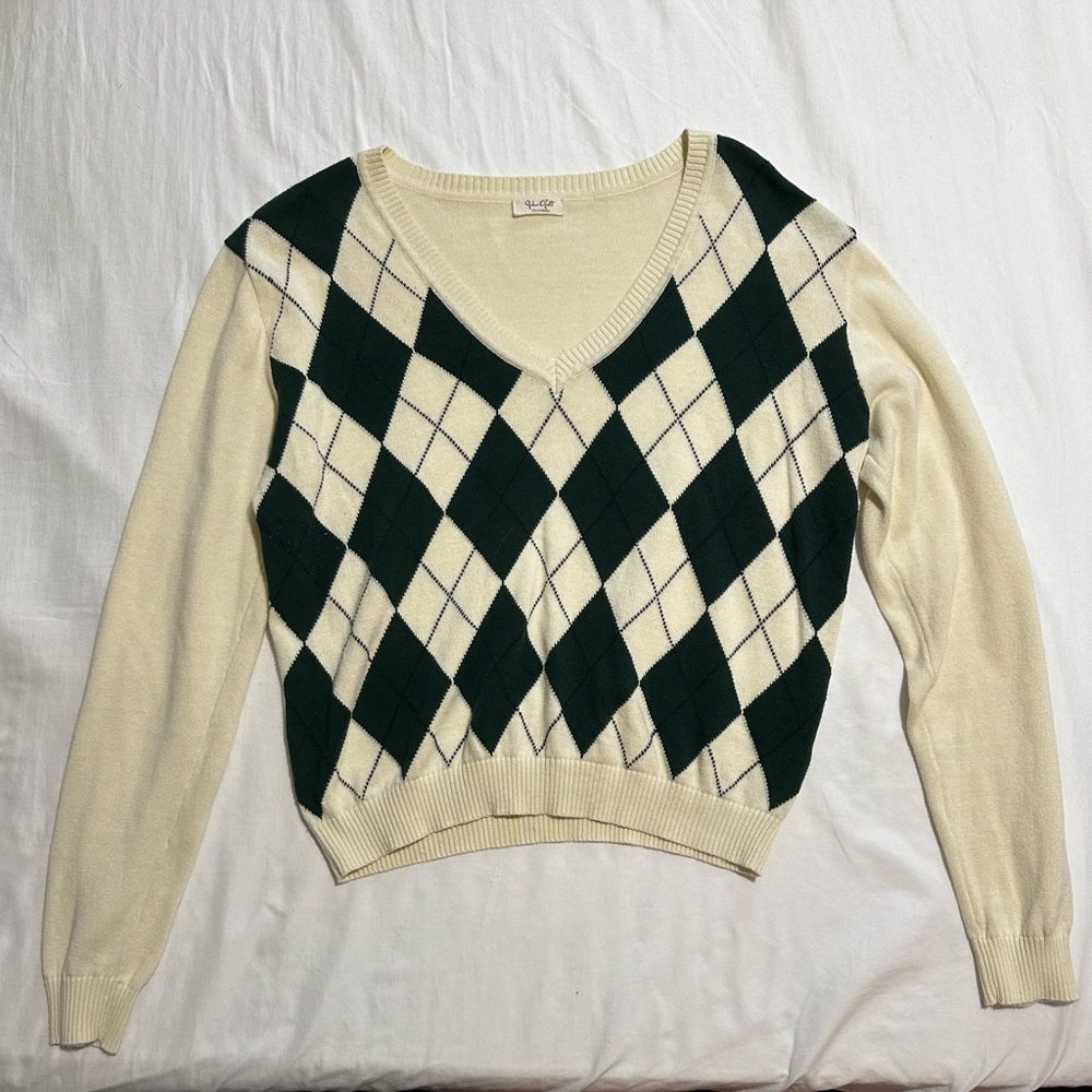 john galt argyle sweater